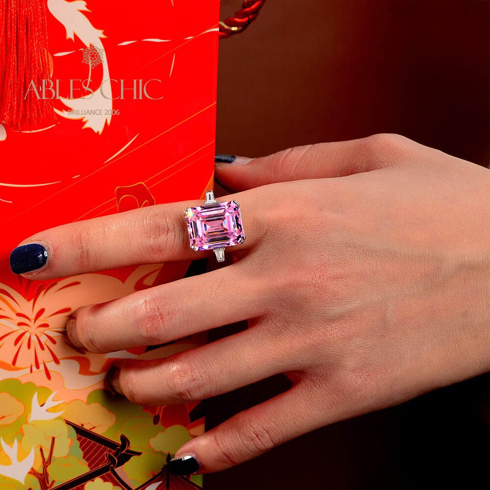 Emerald Cut Citrine Ring R1243