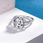 Octagon Tanzanite Wedding Ring R0324