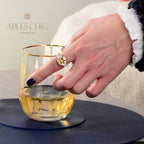 Octagon Tanzanite Wedding Ring R0324