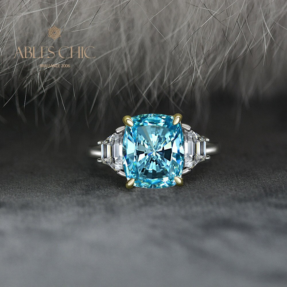 Aquamarine Wedding Ring R0302