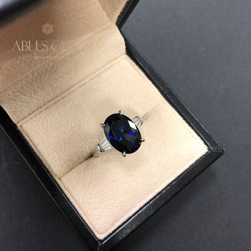 Lab Grwon Gemstone Statement Ring R0378