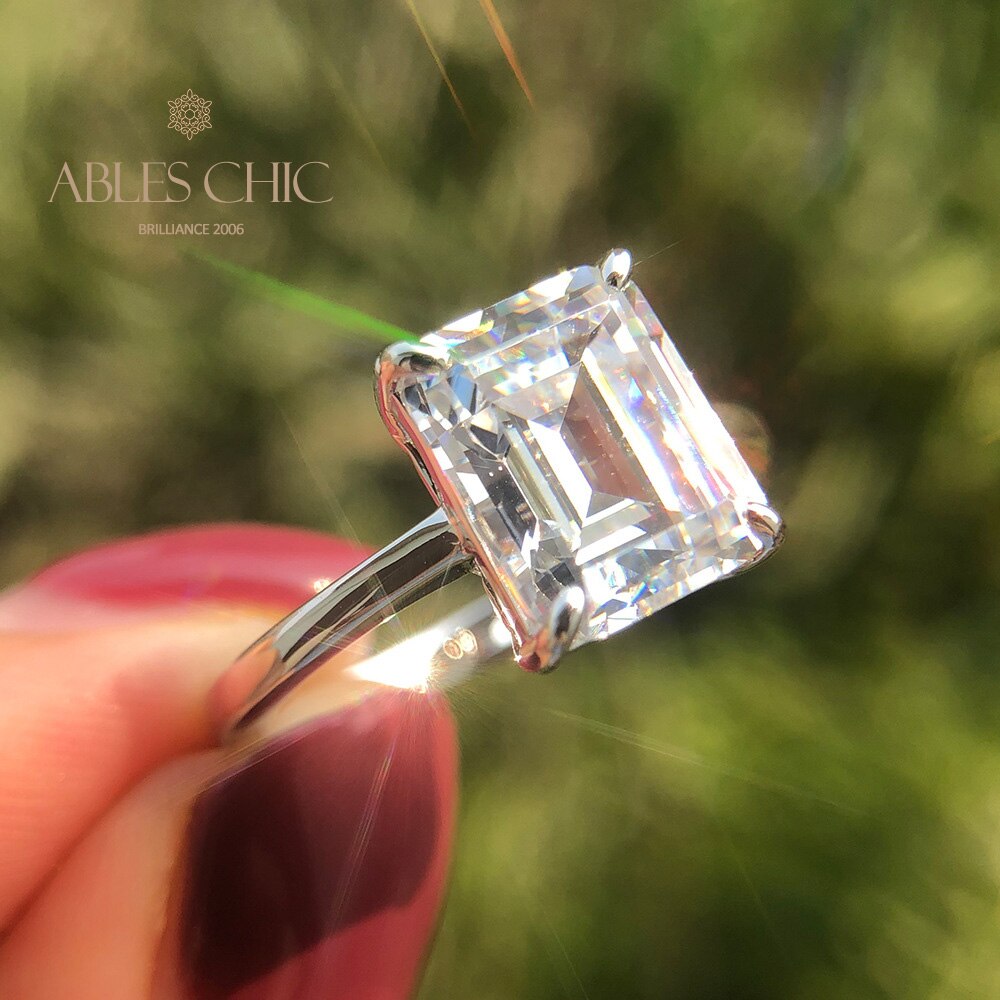 Emerald Bridal Ring R0881