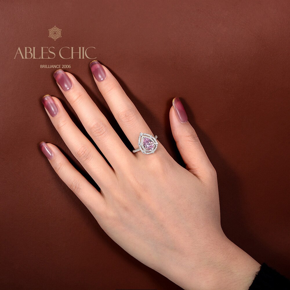 Kunzite Pear Ring R0925