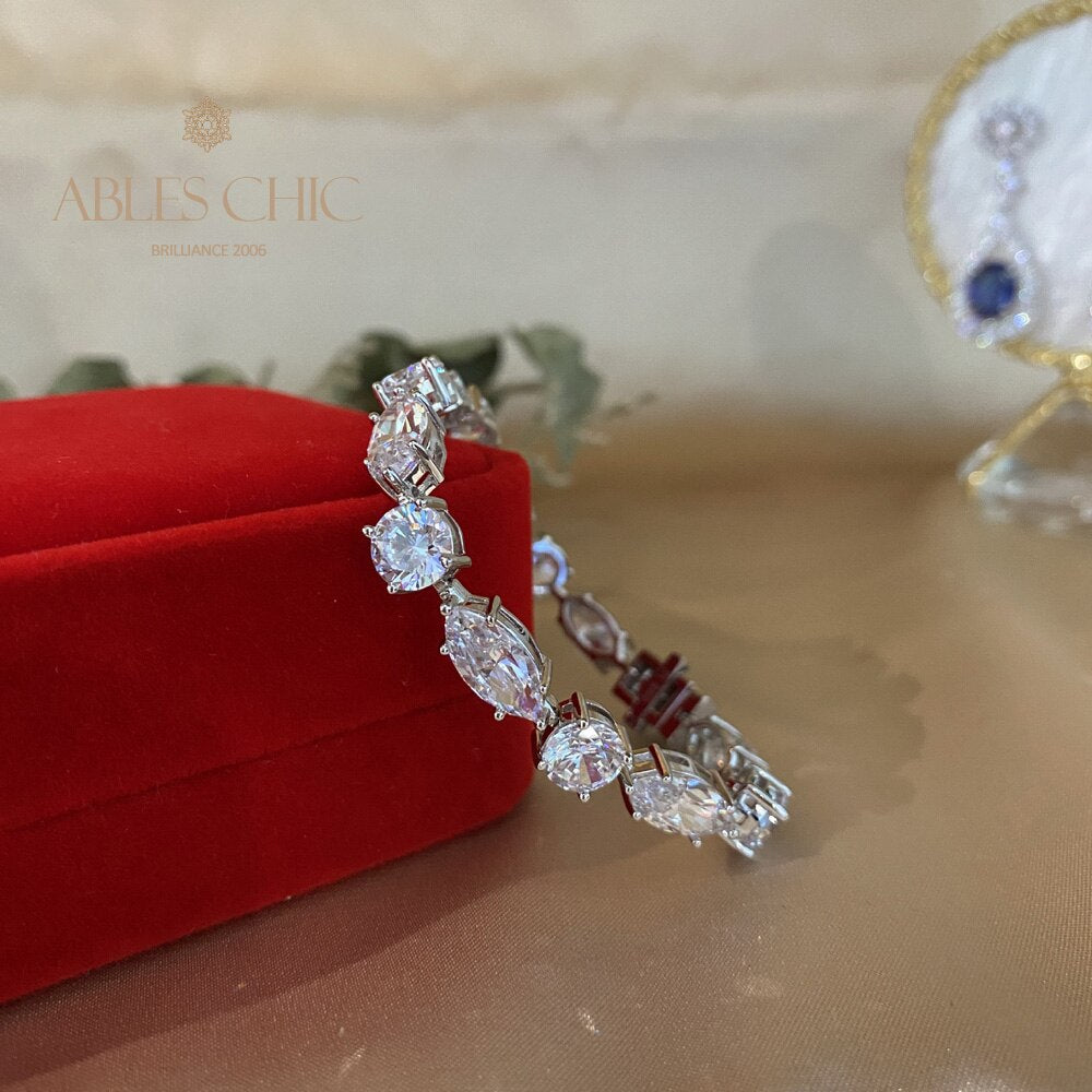 Various Shape Stones Bracelet B0503