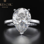 Pear Solitaire Mood Rings R0349