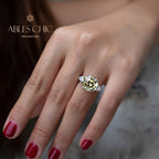 Octagon Tanzanite Wedding Ring R0324