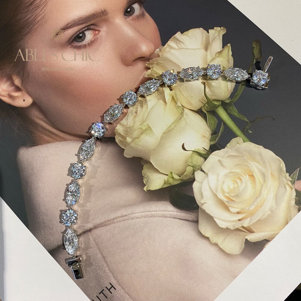 Various Shape Stones Bracelet B0503