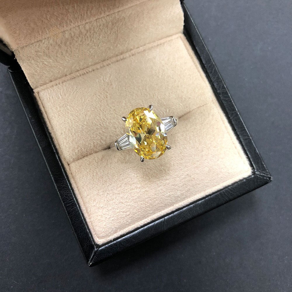 Lab Grwon Gemstone Statement Ring R0378