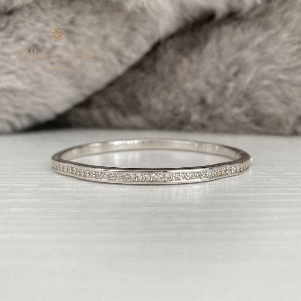 Wavy Bling Stack Bangle B0878