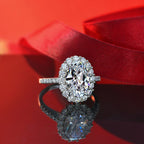 Oval Citrine Engagement Ring R1021