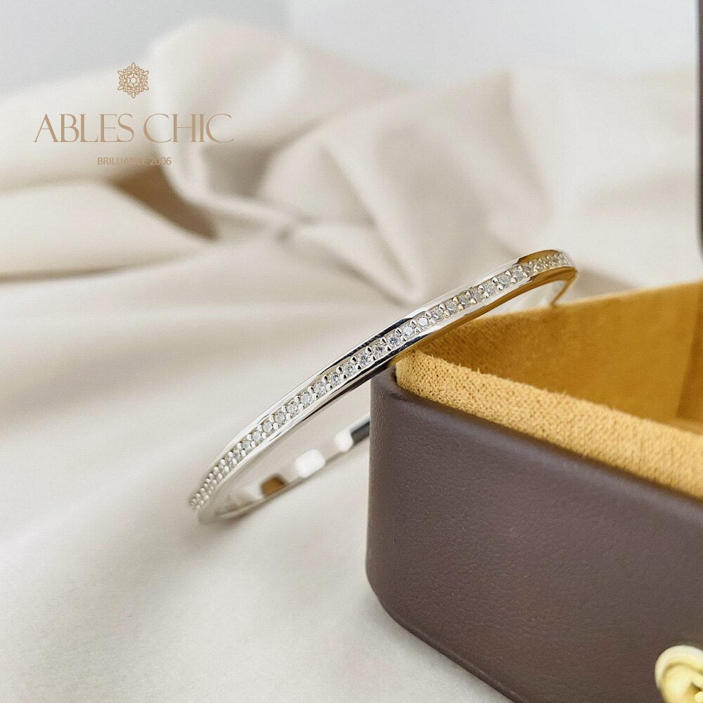 Wavy Bling Stack Bangle B0878