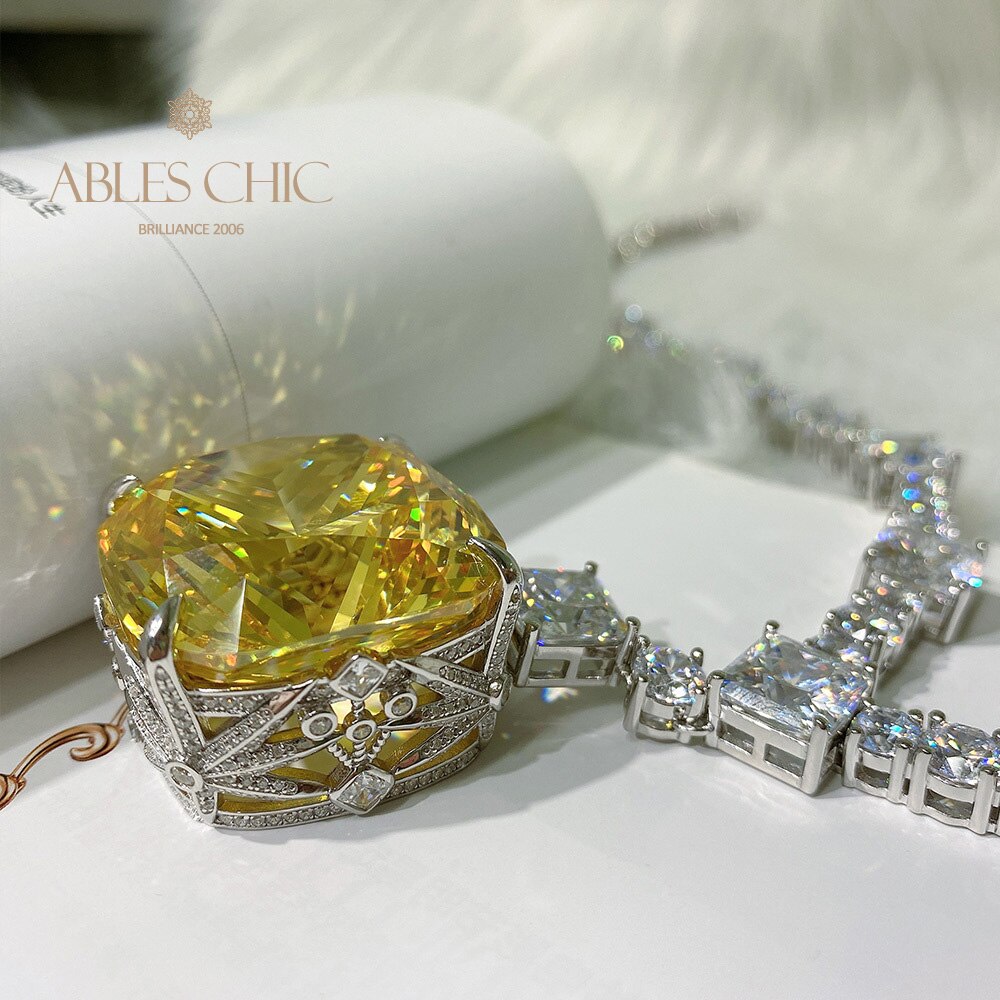 Gigantic Citrine Wedding Necklace B0481