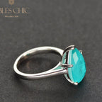 Pear Solitaire Mood Rings R0349