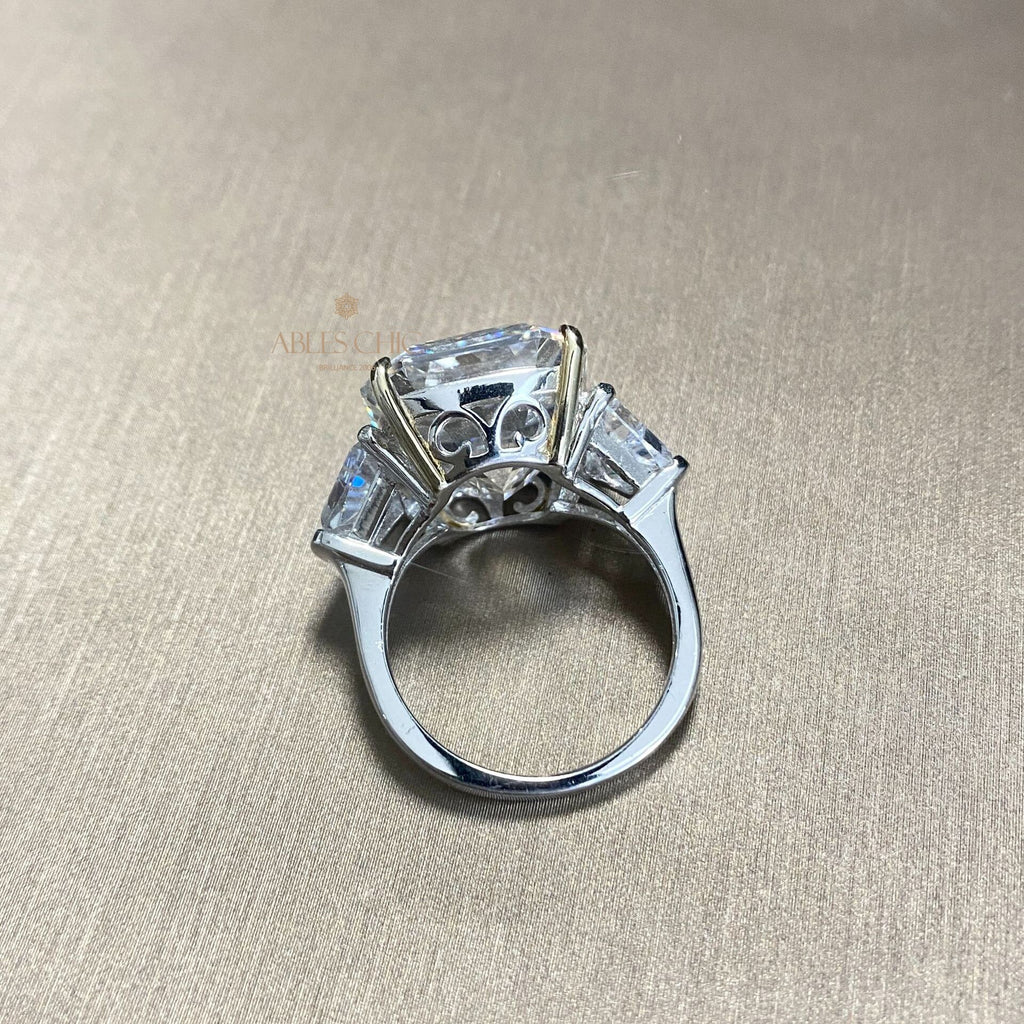 Fluorite Morganite Wedding Ring R0311