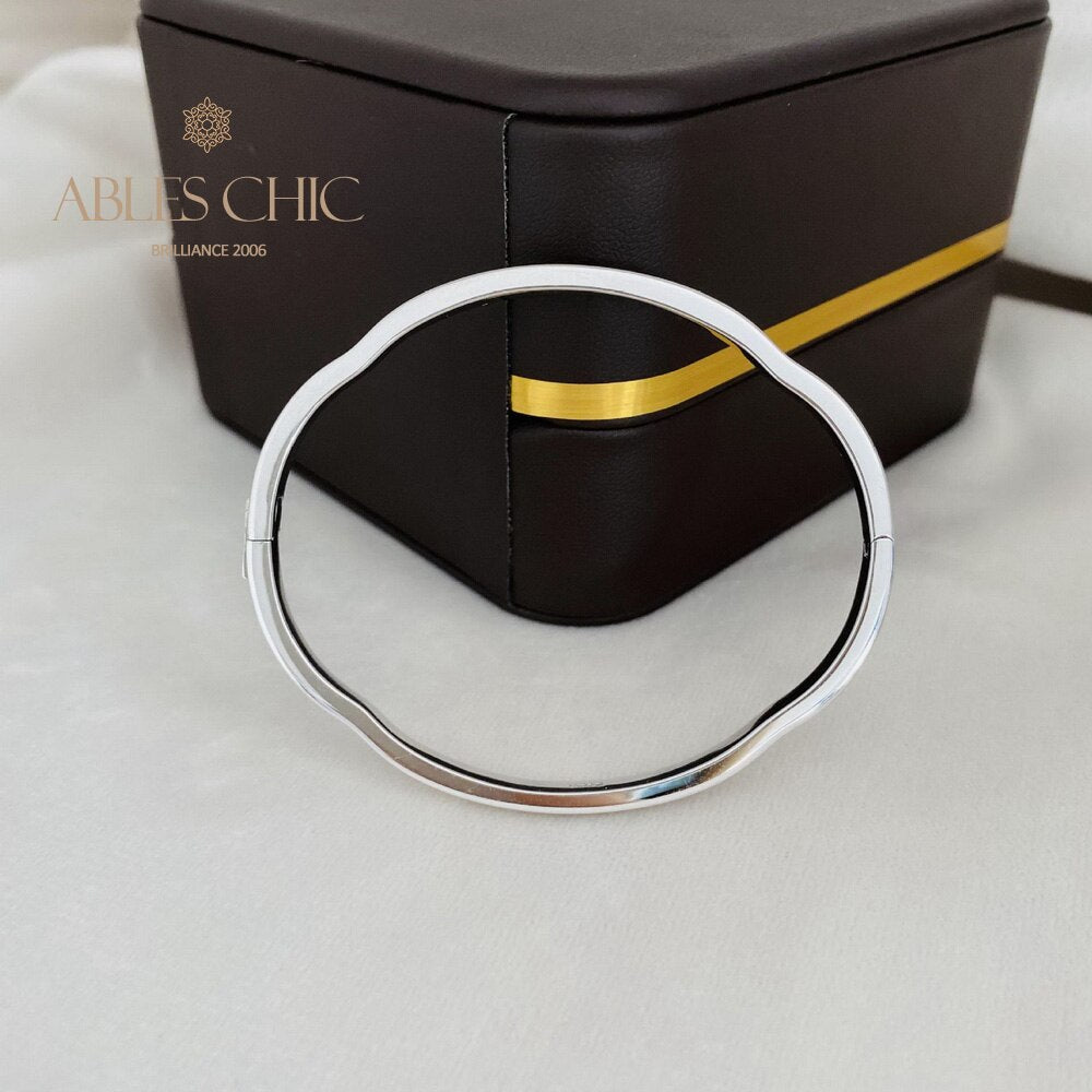 Wavy Bling Stack Bangle B0878