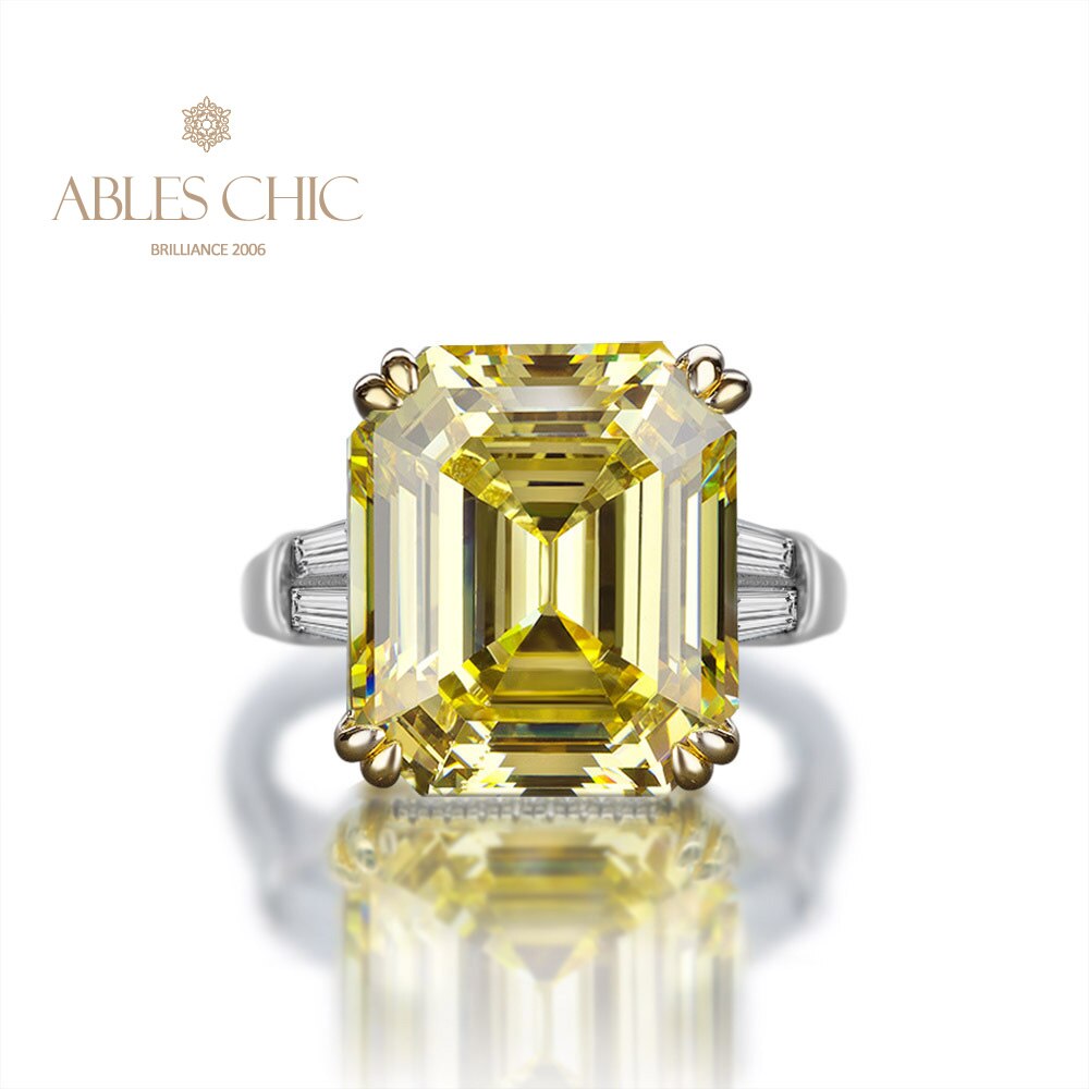 Asscher Amethyst Ring R0377