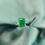Emerald Bridal Ring R0881