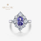 Amethyst Wedding Ring R1207