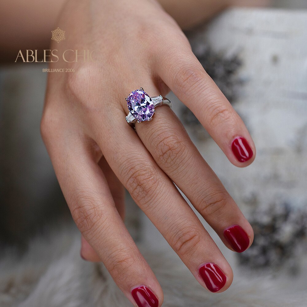 Lab Grwon Gemstone Statement Ring R0378