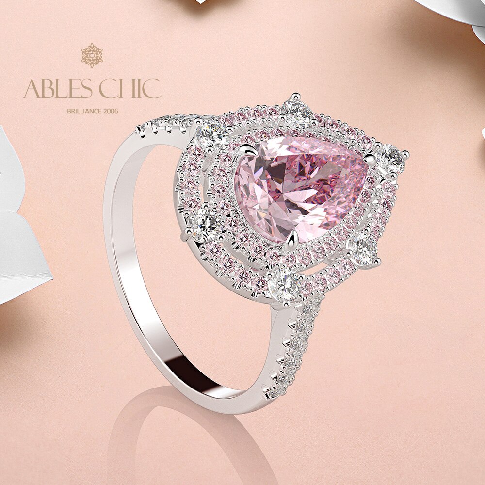 Kunzite Pear Ring R0925