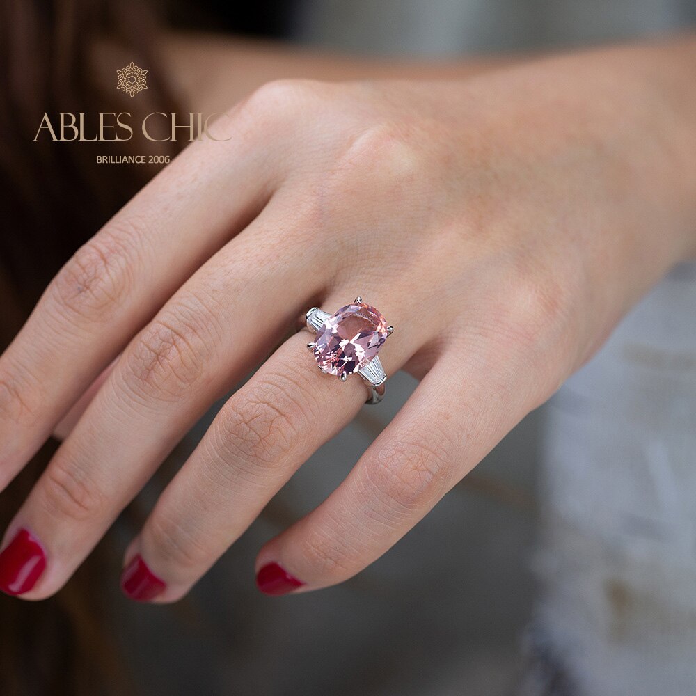 Lab Grwon Gemstone Statement Ring R0378