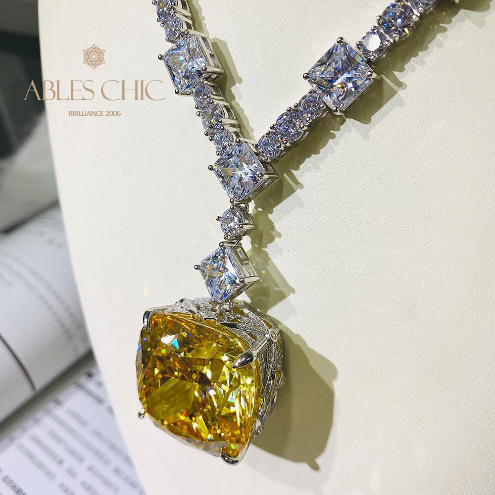 Gigantic Citrine Wedding Necklace B0481