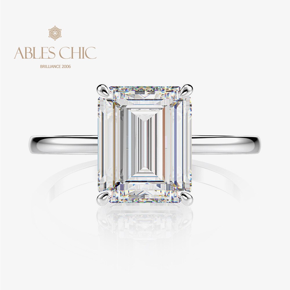 Emerald Bridal Ring R0881