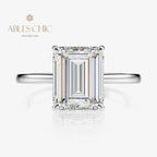 Emerald Bridal Ring R0881