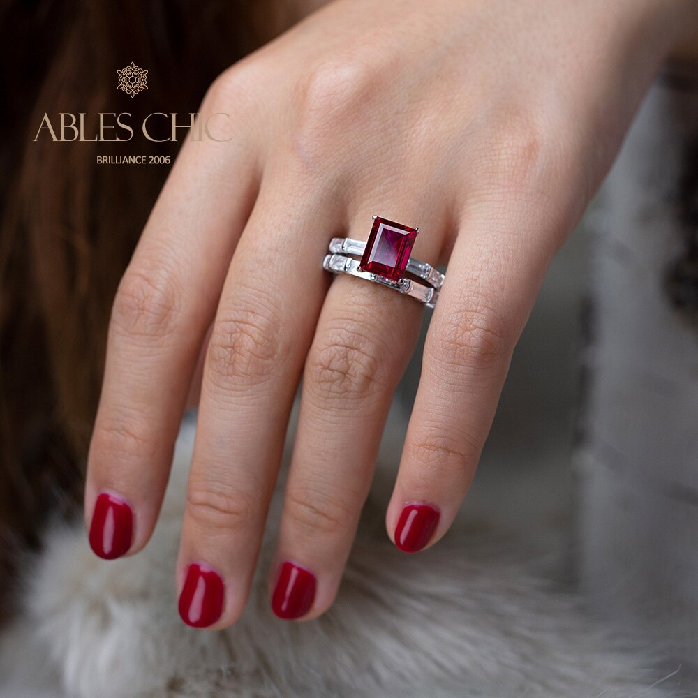 Lab Grwon Gemstone Statement Ring R0378