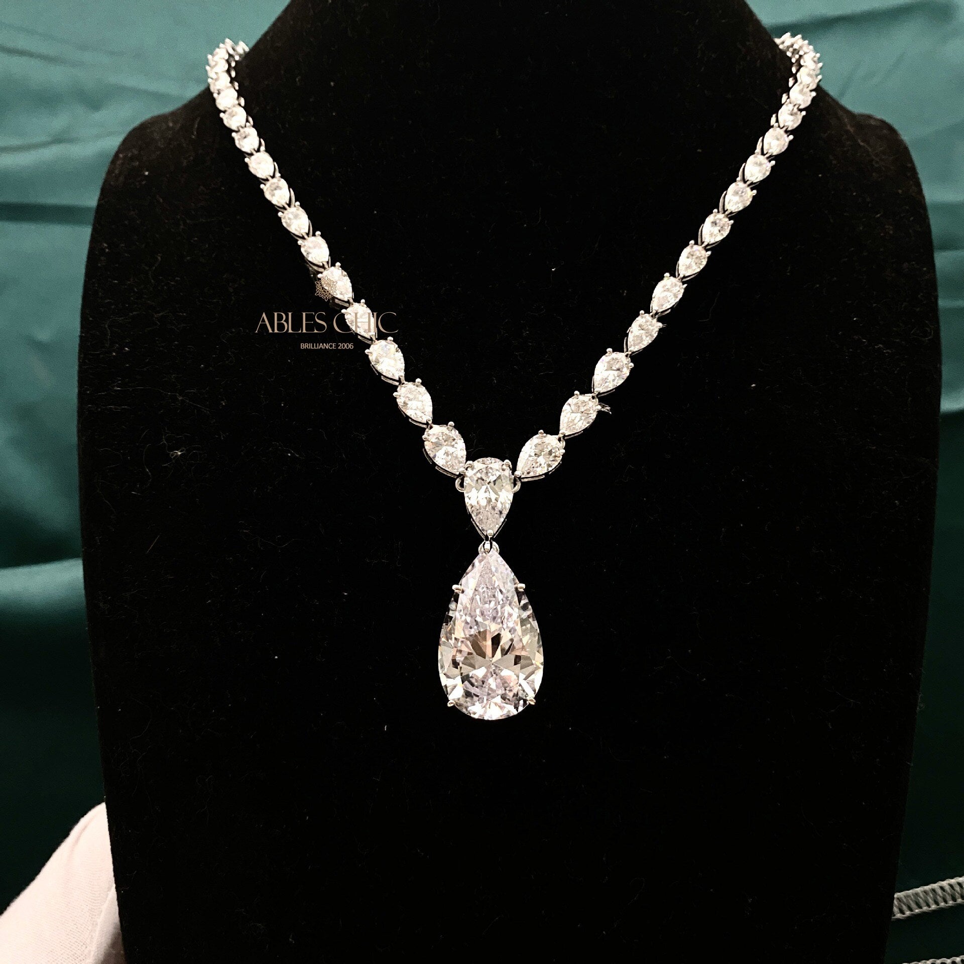 White Tourmaline Brides Necklace B0507