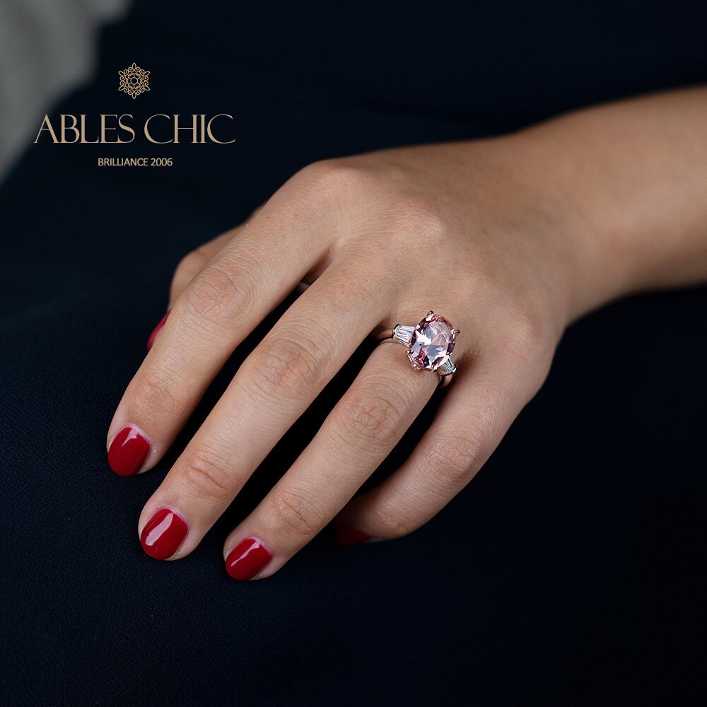 Lab Grwon Gemstone Statement Ring R0378