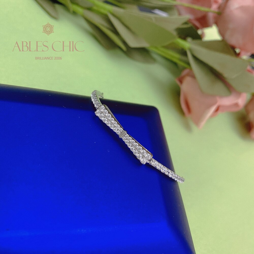 Paved Bowtie Bling Bracelet B0823