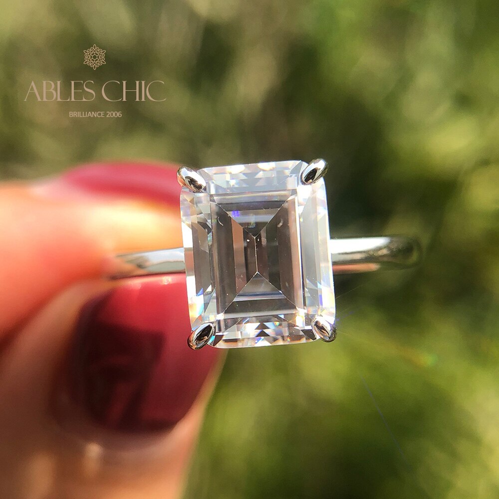 Emerald Bridal Ring R0881