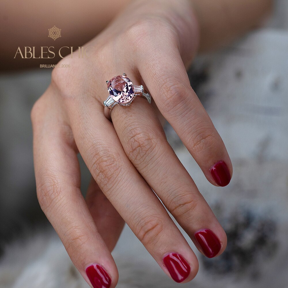 Lab Grwon Gemstone Statement Ring R0378