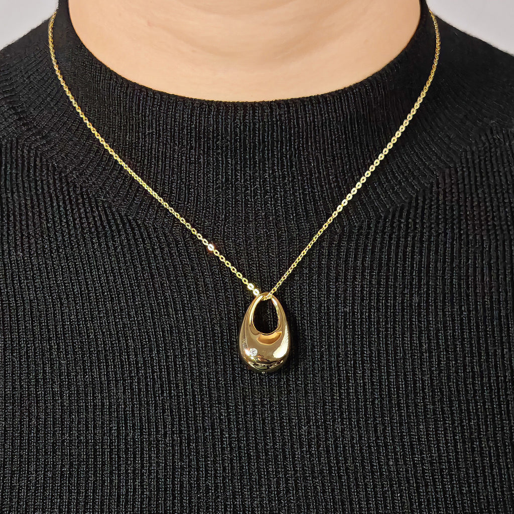 Open Teardrop Pendant