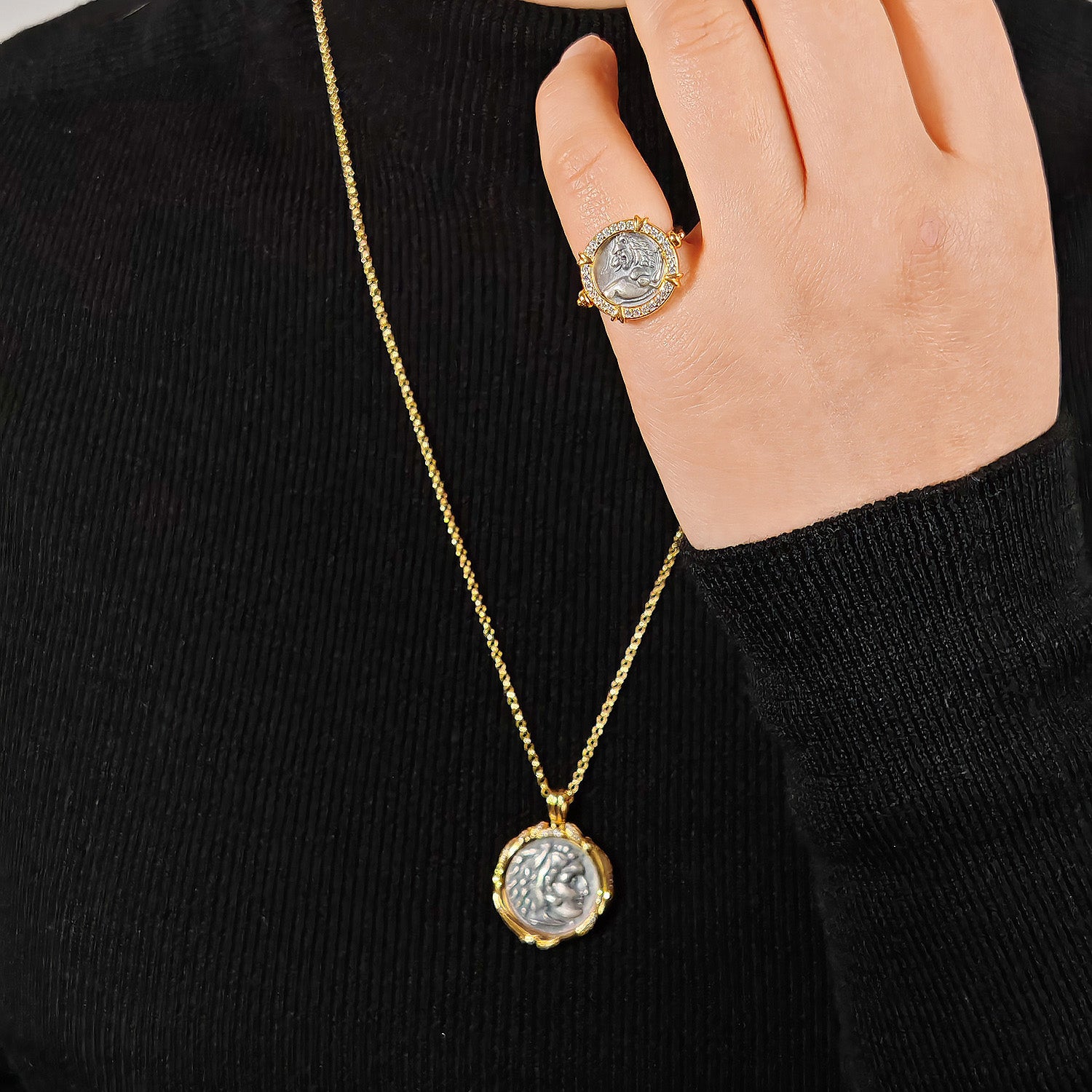 Hercules Coin Necklace