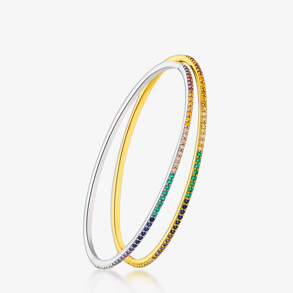 Narrow Rainbow Bangle B0879