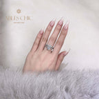 Elegant Crown Engagement Ring R1524