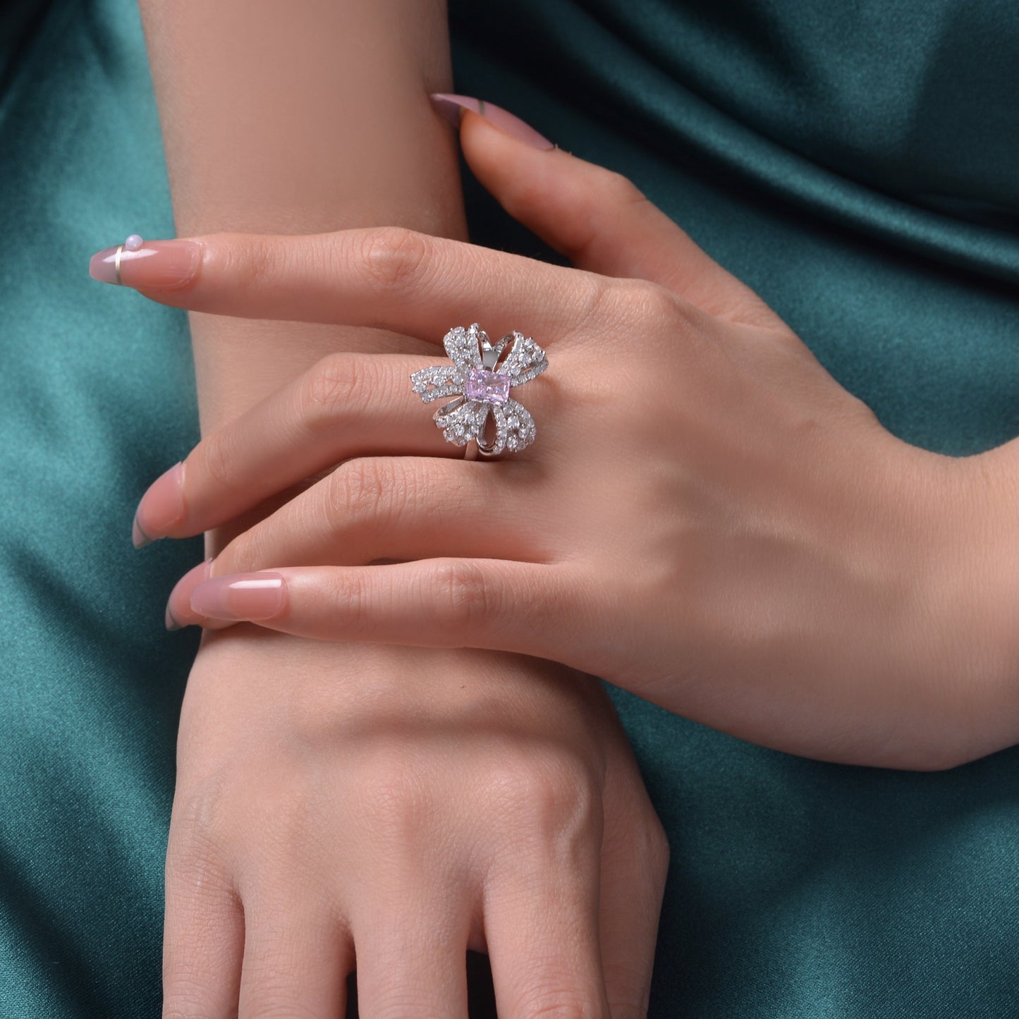 Tourmaline Butterfly Cocktail Ring R1262