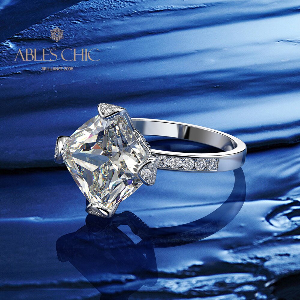 Solitaire Square Engagement Ring R1015