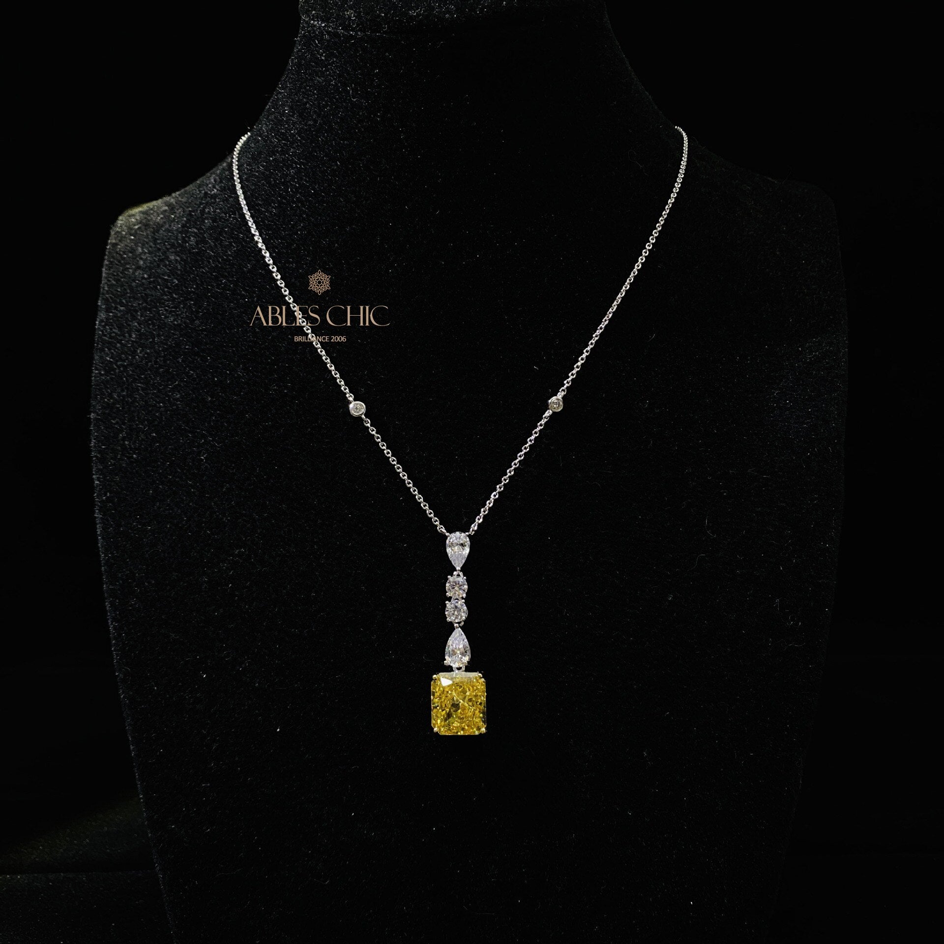 Citrine Chanderlier Pendant P0650