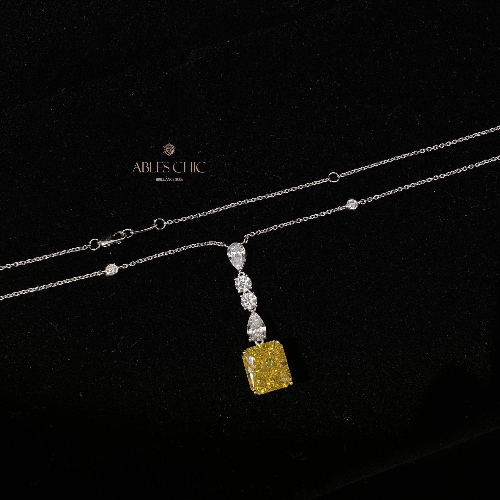 Citrine Chanderlier Pendant P0650