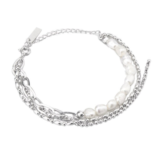 Baroque Pearls Multi Chains Bracelet B1035
