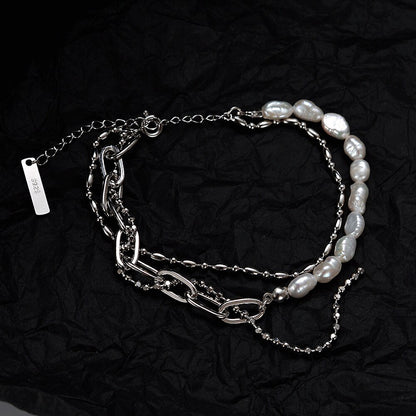 Baroque Pearls Multi Chains Bracelet B1035
