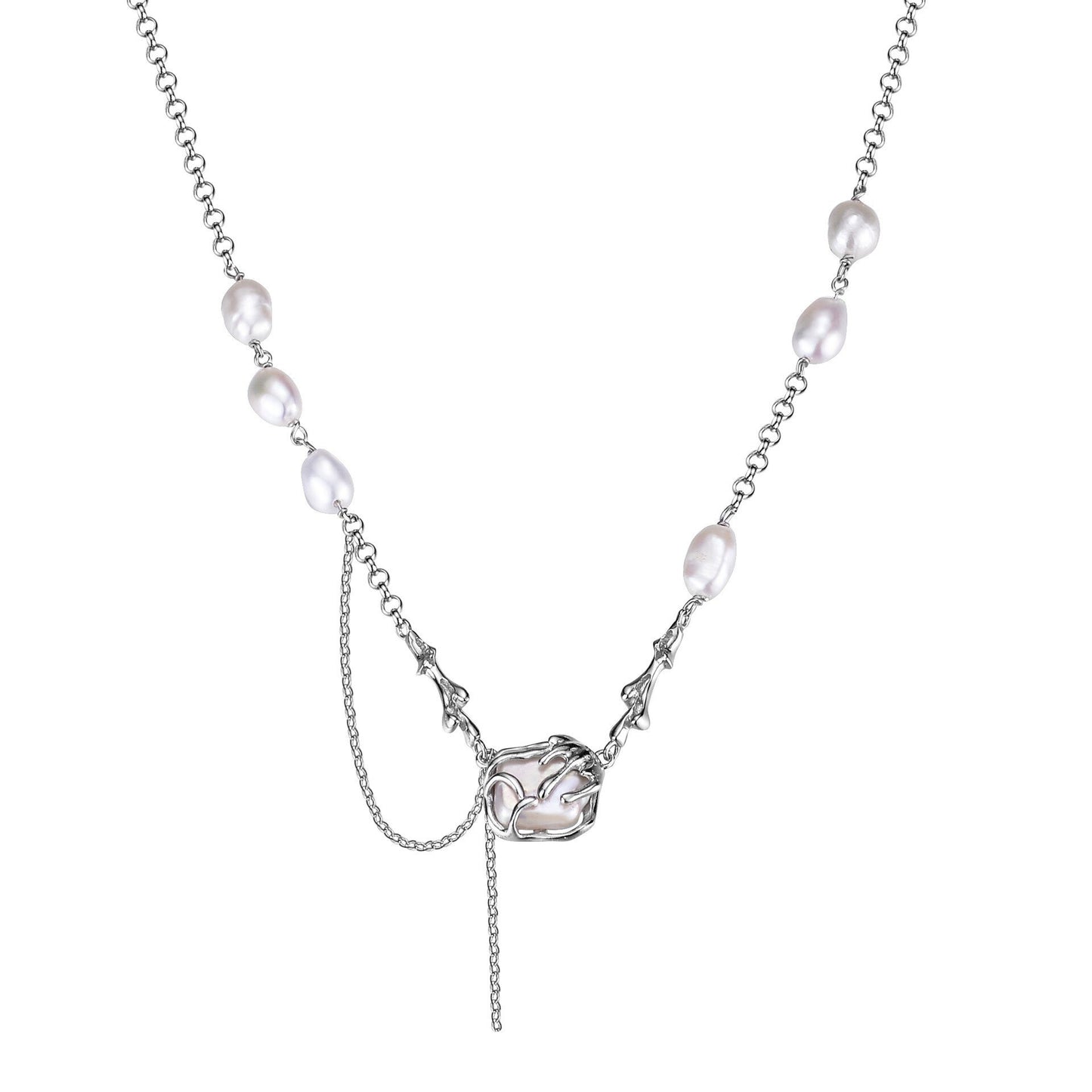 Baroque Pearl Multi Chain Necklace N1045