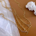 Dapped Pattern Cable Chain Necklace