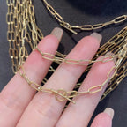 Knurled Drawn Chain T-bar Necklace