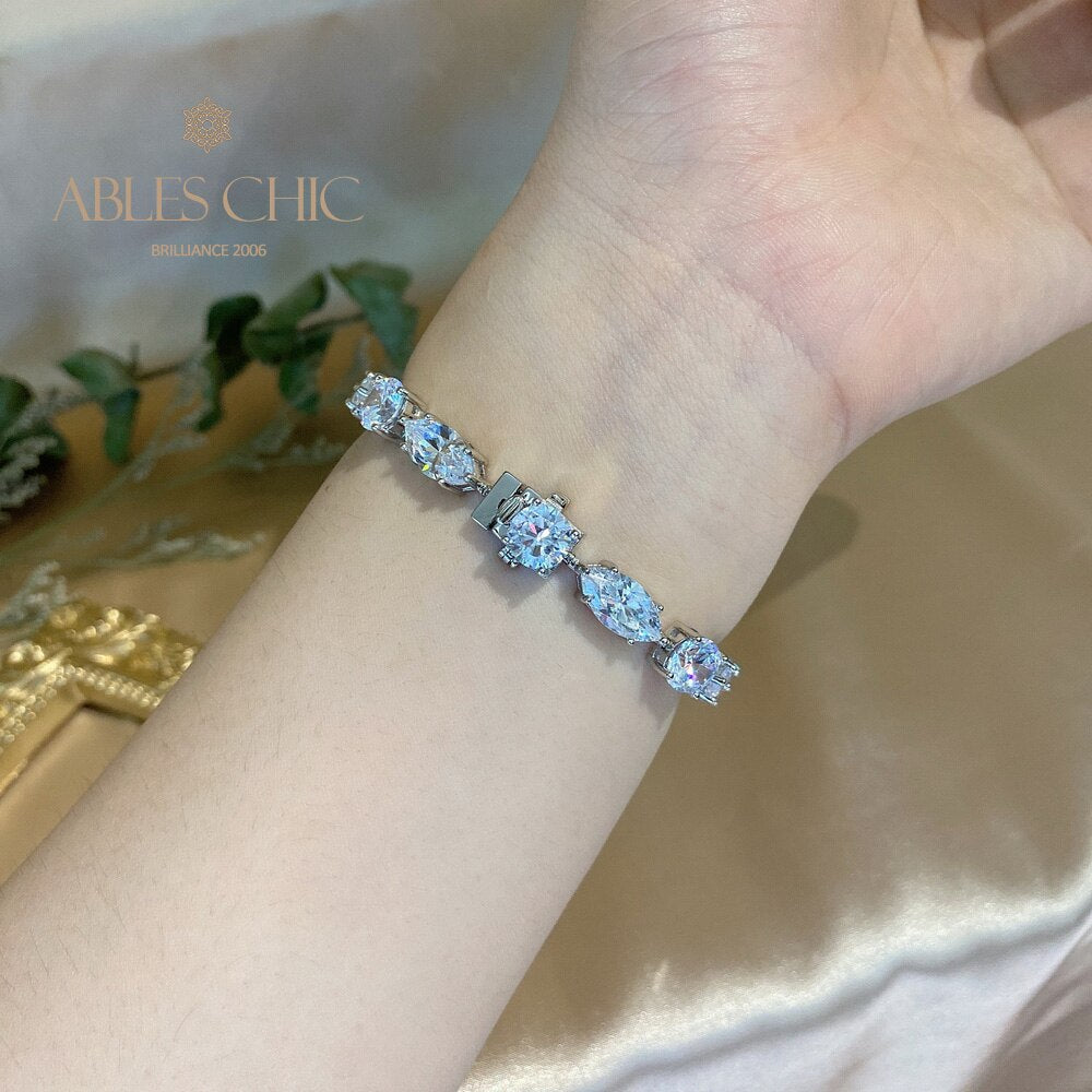 Various Shape Stones Bracelet B0503