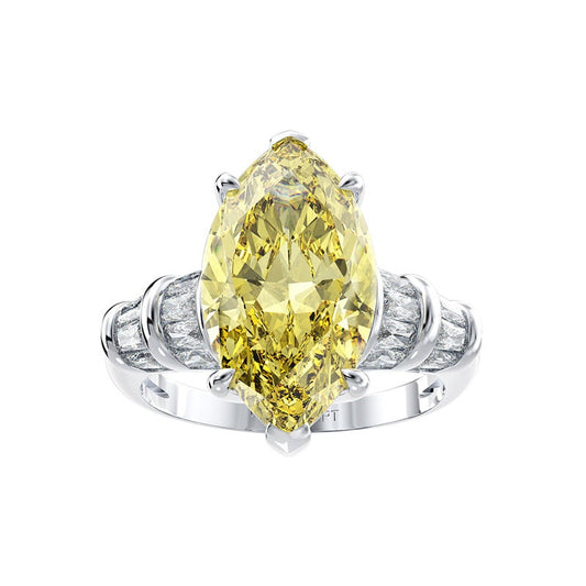 Pear Gemstone Solitaire Ring R0381