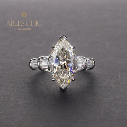 Pear Gemstone Solitaire Ring R0381